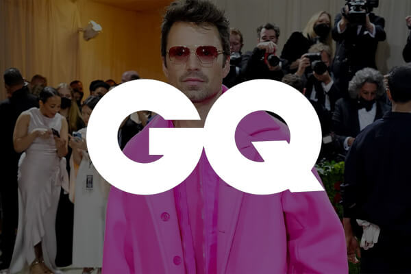 Sebastian Stan lights up the Met Gala Red Carpet in The SHTARKER with MOSCOT's Big Apple Fade Custom Made Tint(TM). 