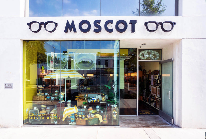 The MOSCOT Melrose Shop exterior
