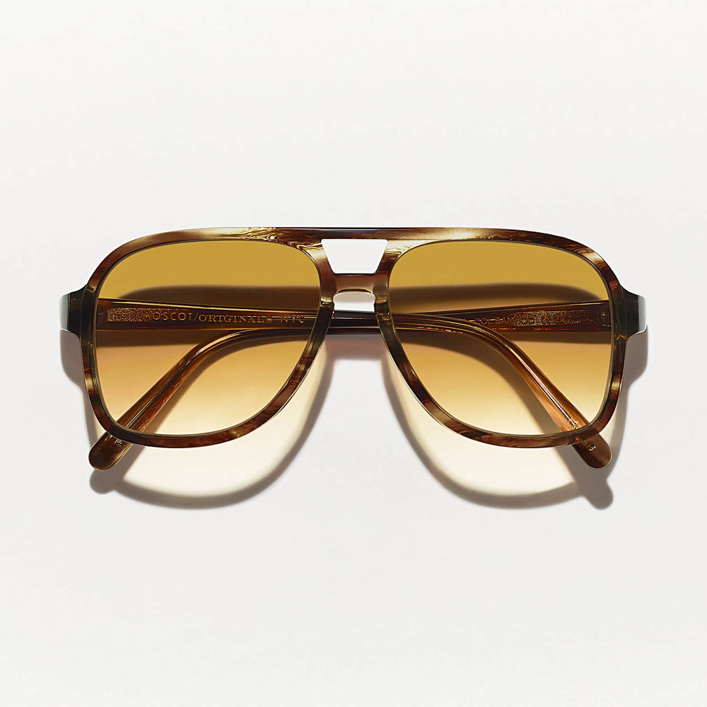 #color_bamboo | The SHEISTER SUN in Bamboo with Chestnut Fade Tinted Lenses