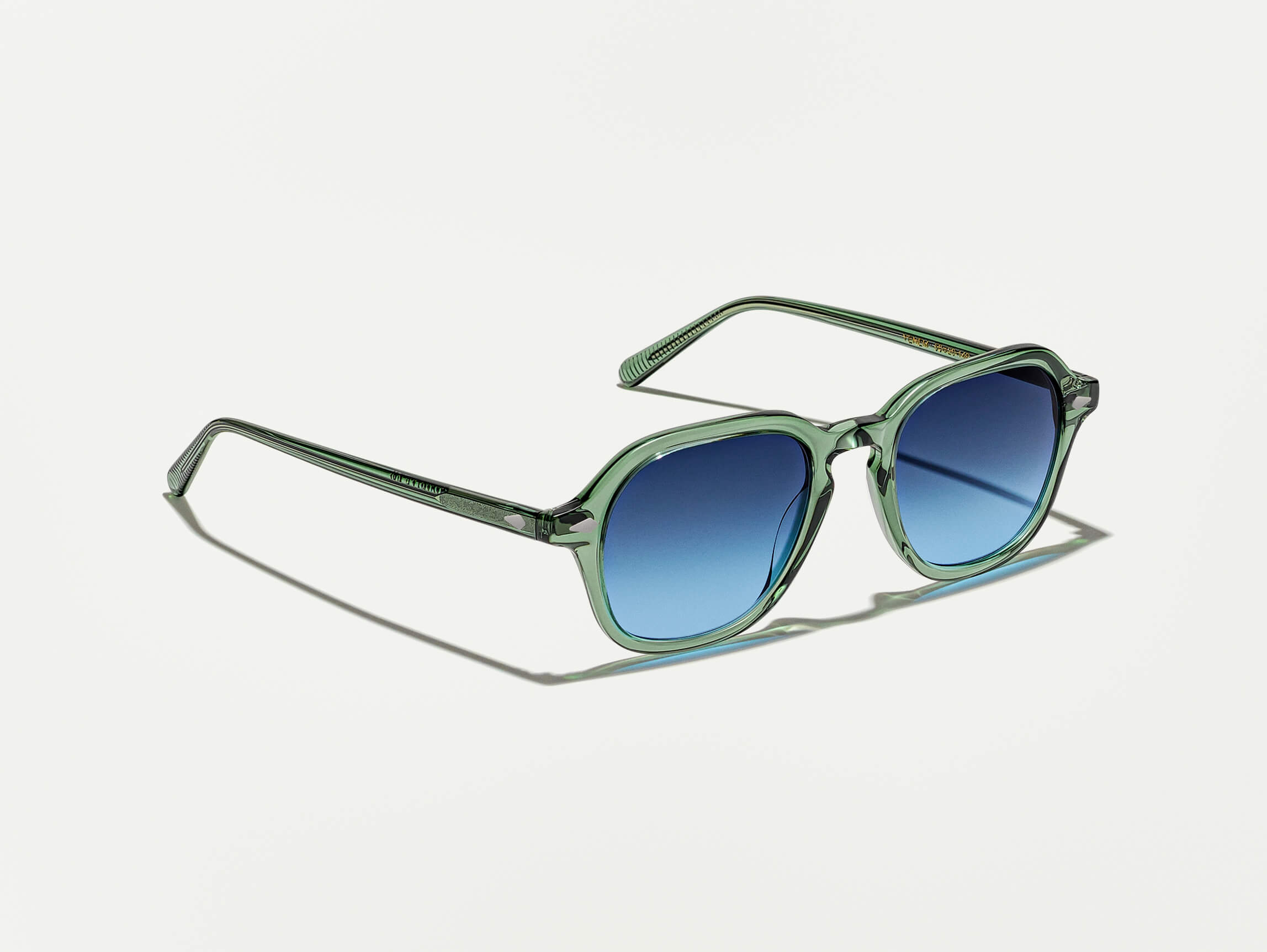 #color_pine | The YENEM SUN in Pine with Denim Blue Tinted Lenses