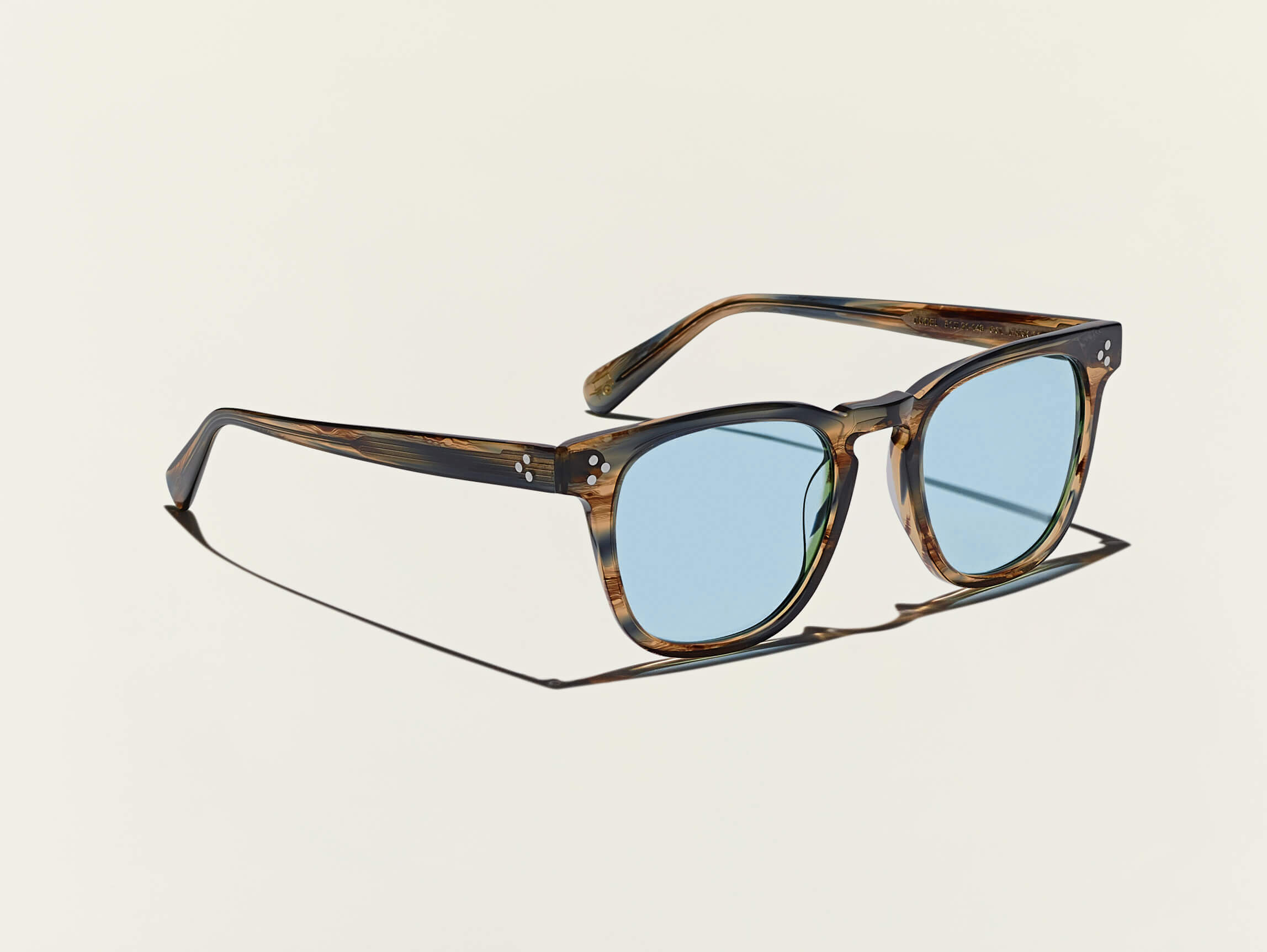 #color_bark | The DUDEL SUN in Bark with Blue Glass Lenses