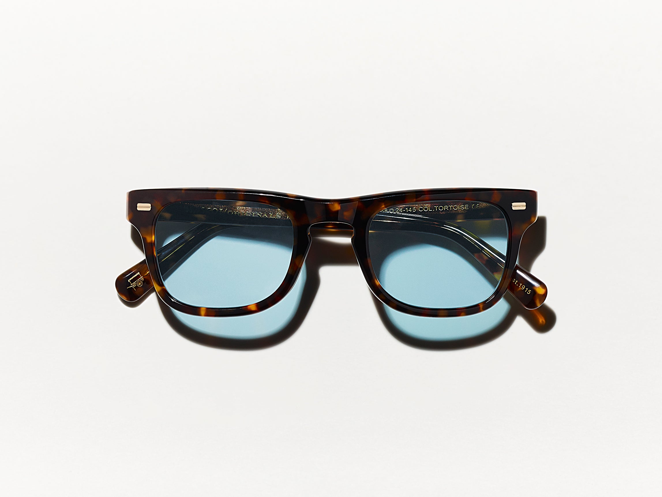 #color_tortoise | The KAVELL SUN in Tortoise with Blue Glass Lenses