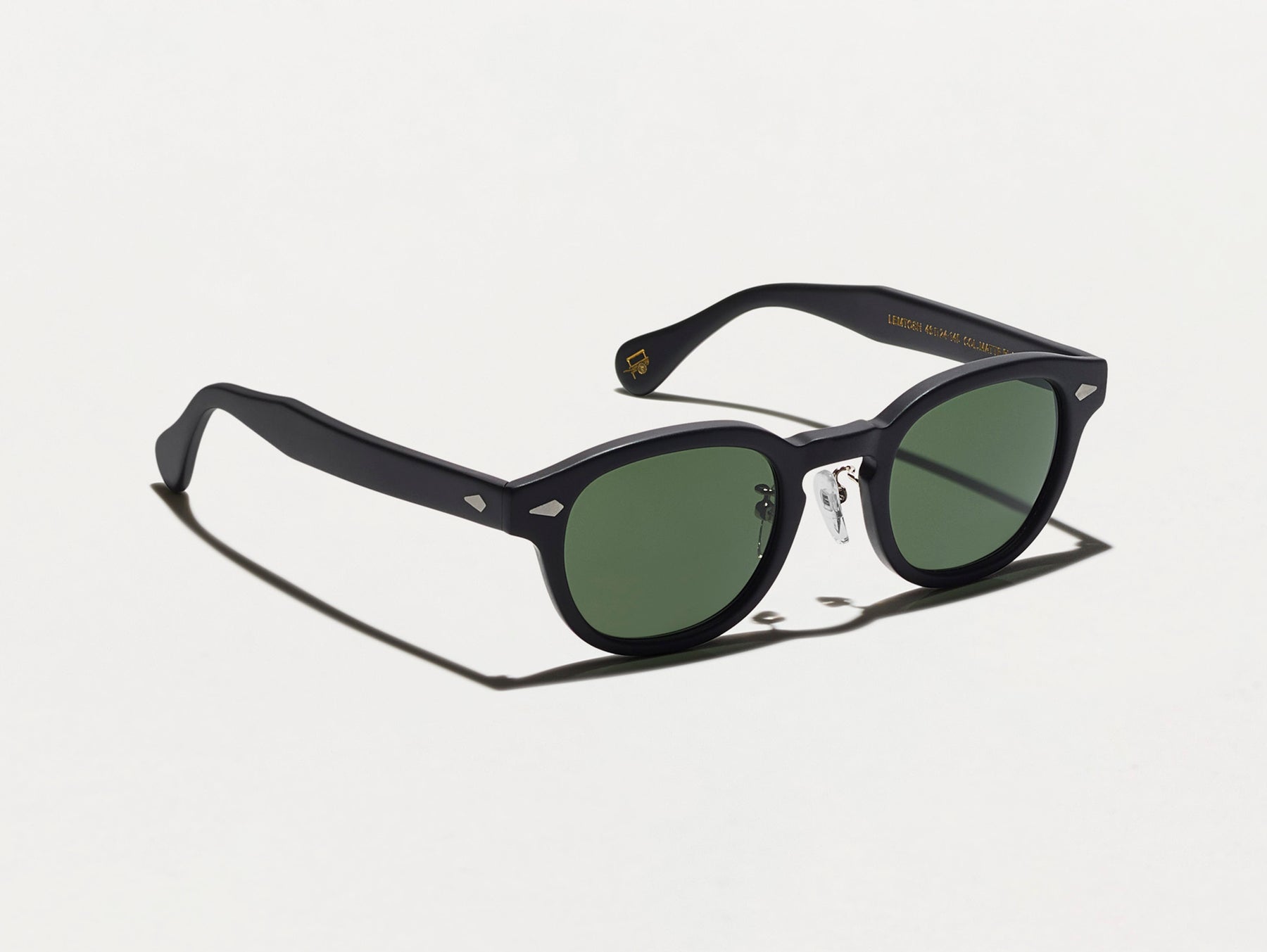 The LEMTOSH SUN with Metal Nose Pads in Matte Black with G-15 Glass Lenses