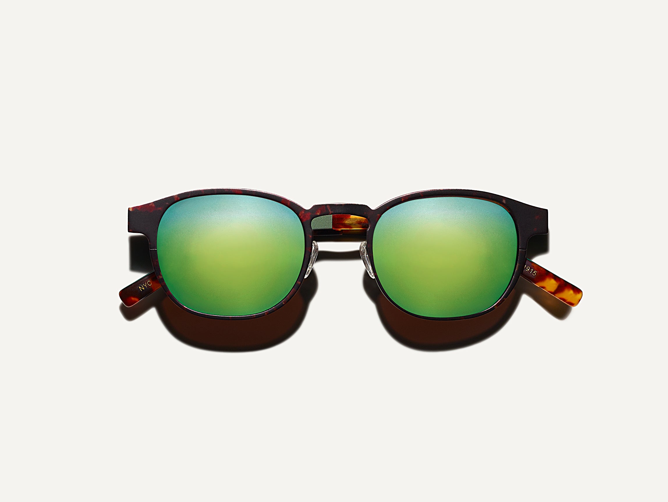 #color_tortoise/pine | The LEMTOSH-T SUN in Tortoise/Pine with GreenLenses