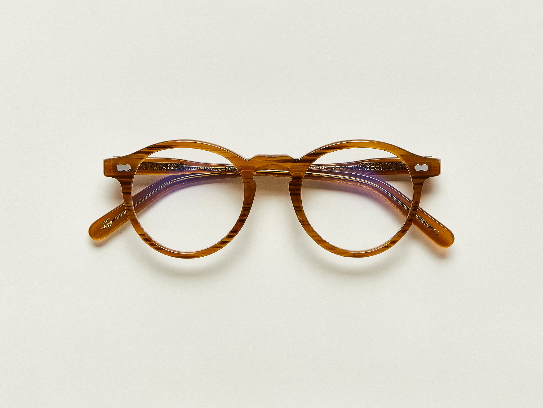 The MILTZEN in Blonde with Blue Protect Lenses
