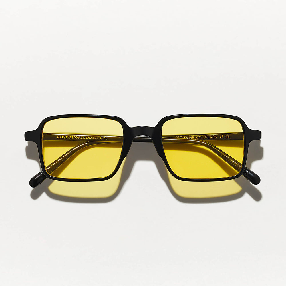 #color_mellow yellow | The SHINDIG Black with Mellow Yellow Tinted Lenses