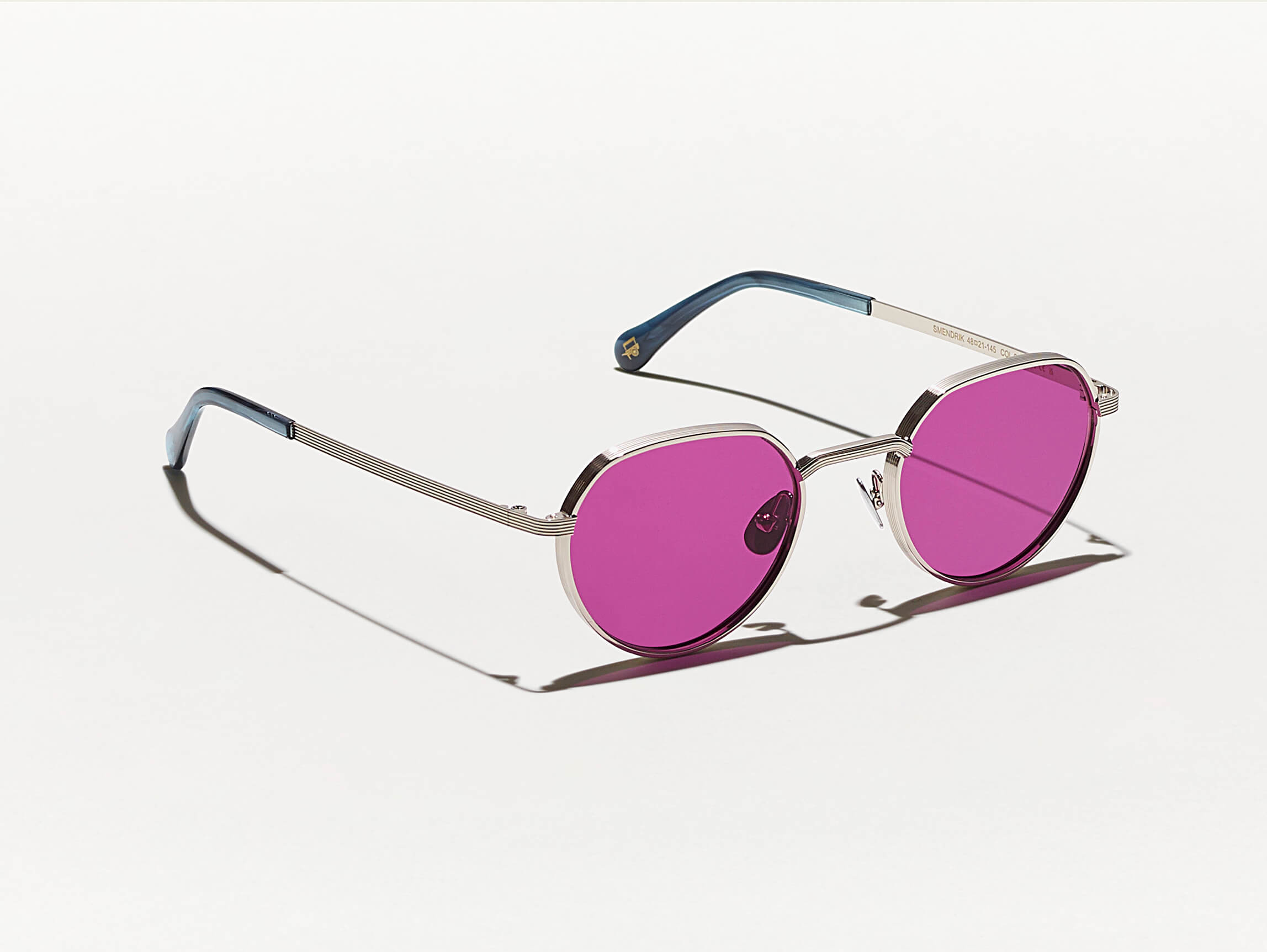 #color_silver | The SMENDRINK SUN in Silver with Purple Nurple Tinted Lenses
