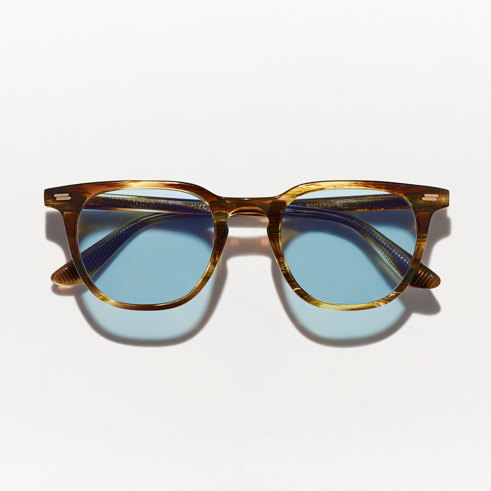#color_bamboo | The TATAH SUN in Bamboo with Blue Glass Lenses