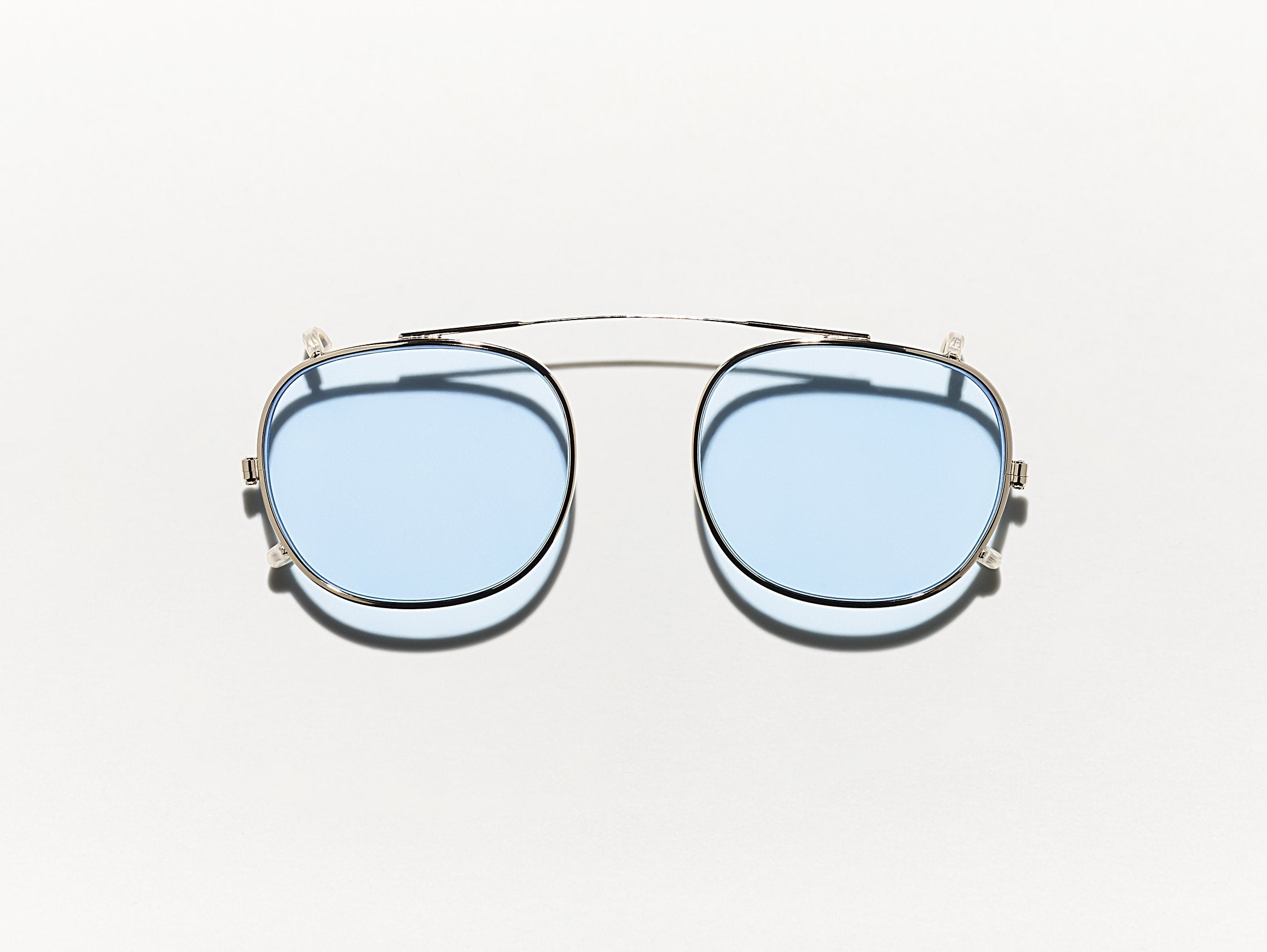 #color_bel air blue | The CLIPTOSH in Gold with Bel Air Blue Tinted Lenses