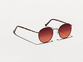 The ZEV in Tortoise in Cabernet Tinted Lenses