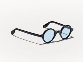 The ZOLMAN in Black with Bel Air Blue Tinted Lenses