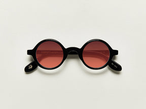 The ZOLMAN in Black with Cabernet Tinted Lenses