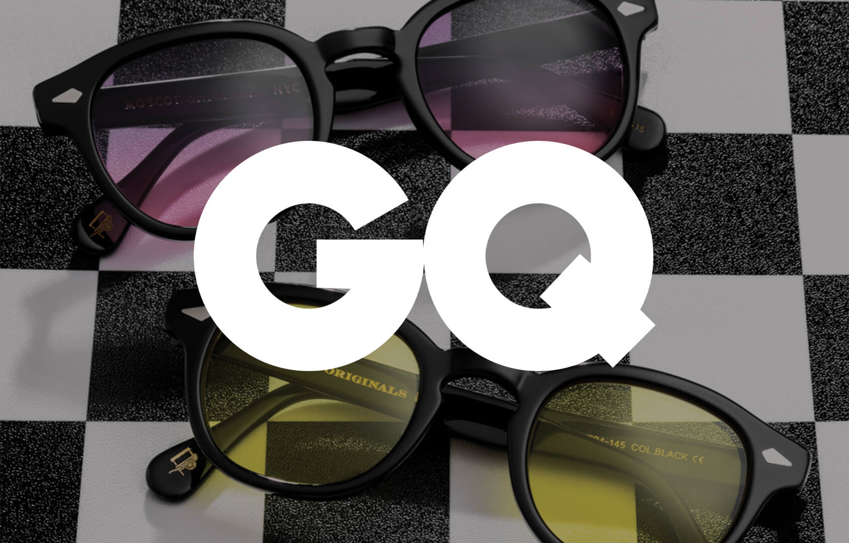 Charlie Cox wears The LEMTOSH BLACK WITH CUSTOM MADE TINTS in British GQ