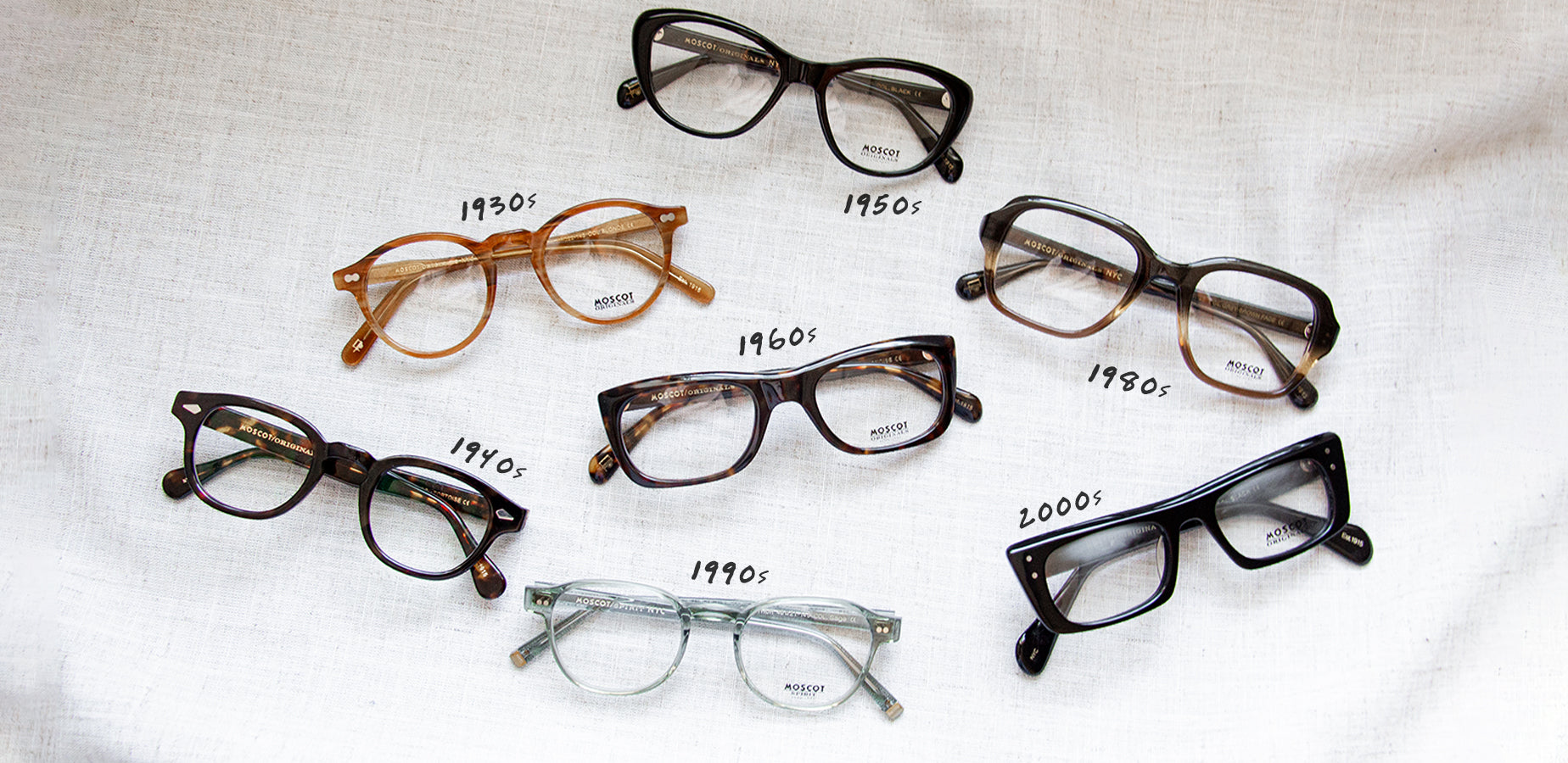 100+ Years of Eyewear — Frames Through the Decades