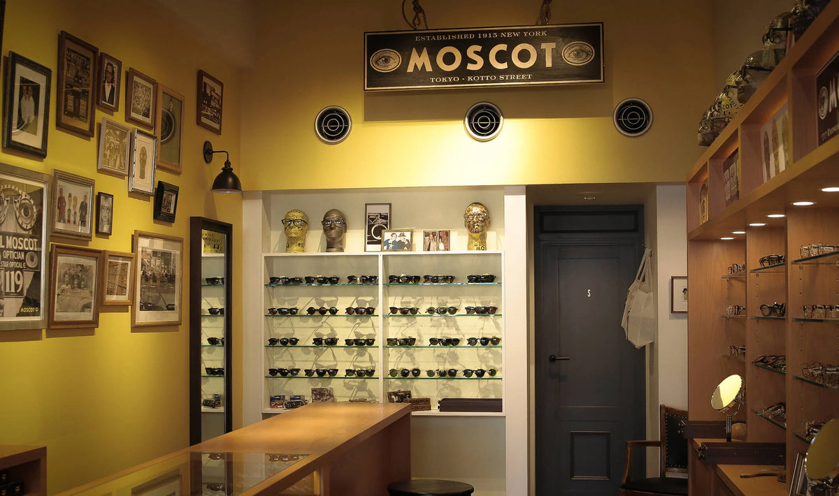 The MOSCOT Aoyama Shop interior