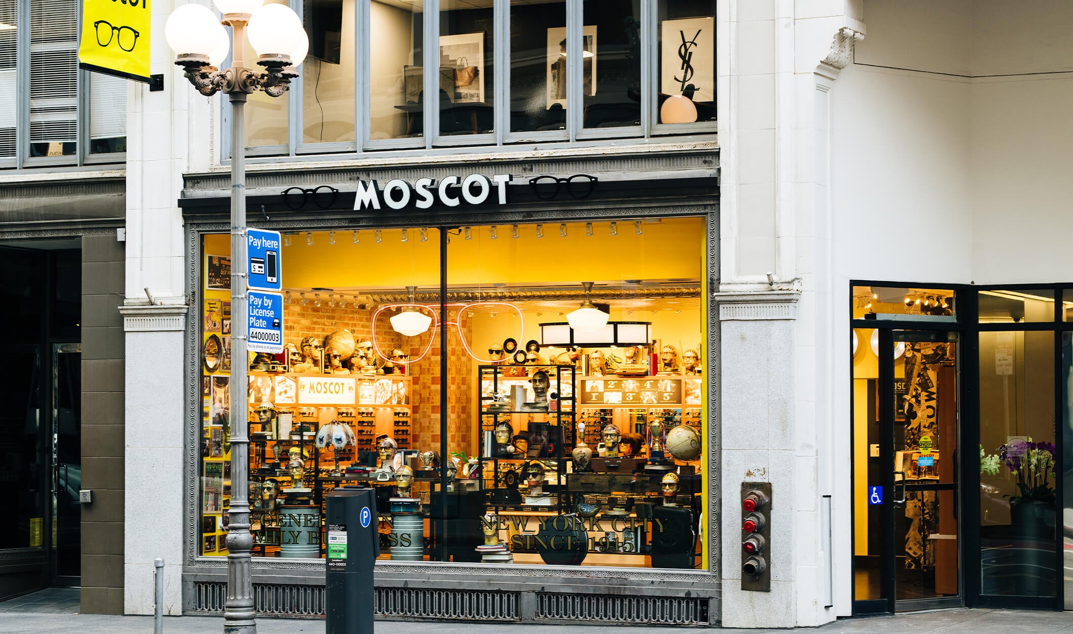 The MOSCOT Geary Shop exterior