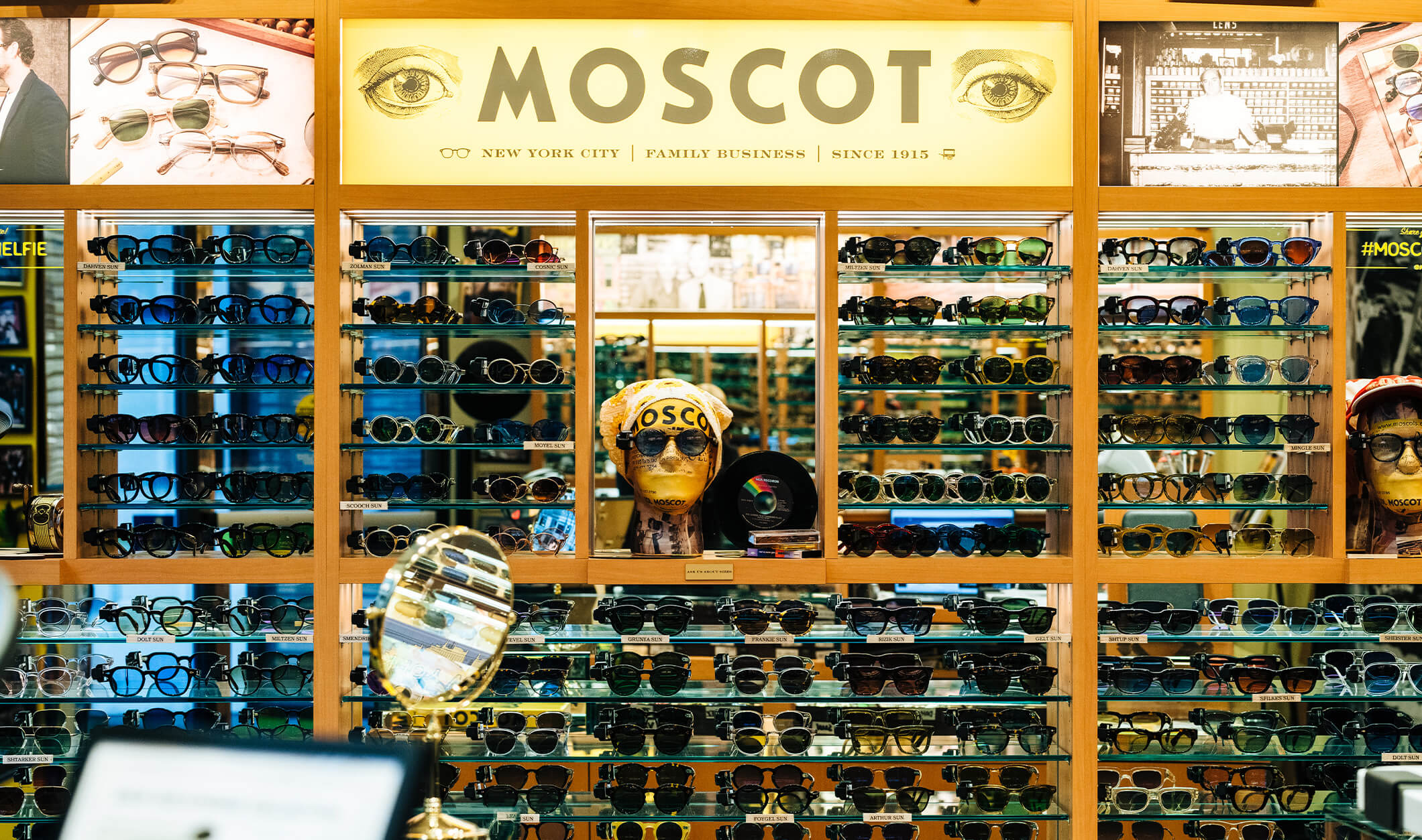 The MOSCOT Geary Shop interior 6