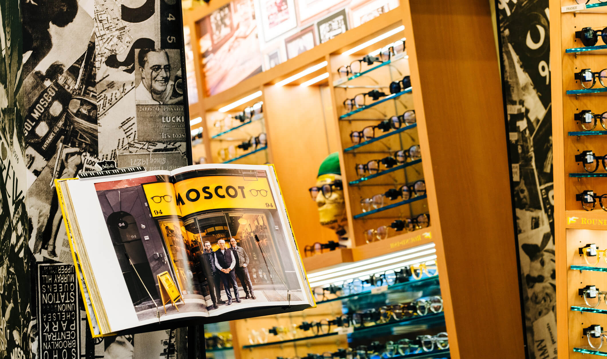 The MOSCOT Geary Shop interior 4