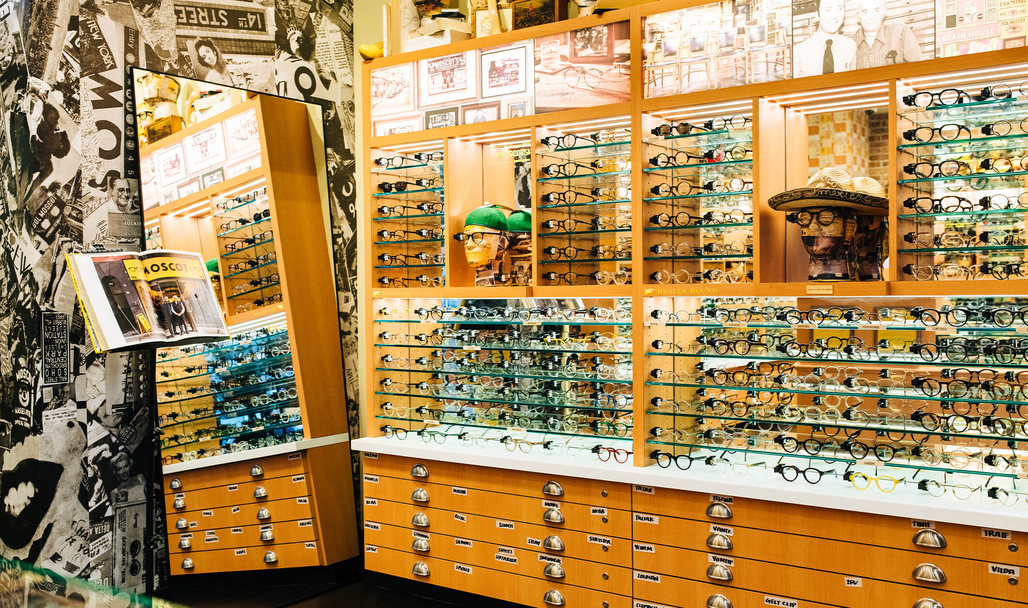 The MOSCOT Geary Shop interior 3