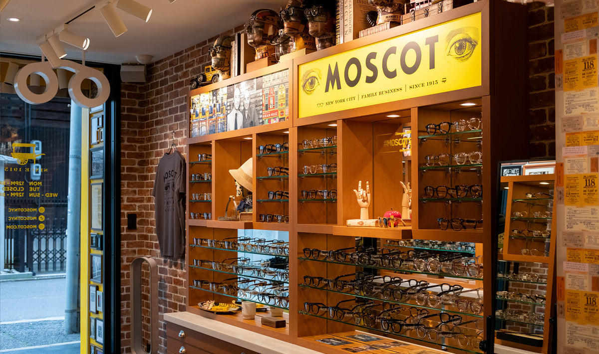 The MOSCOT Nagoya Shop interior