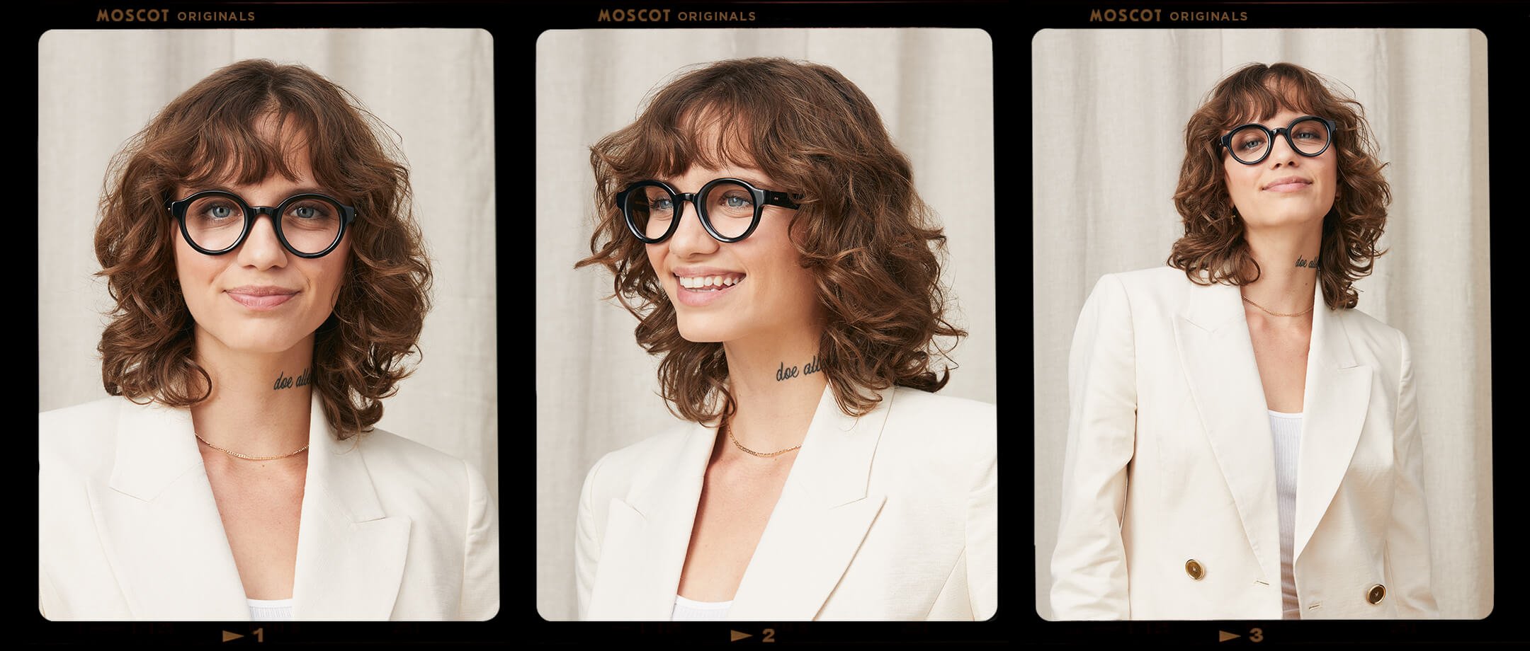 Model is wearing The GREPS in size 44 in Black