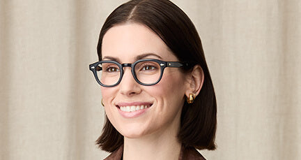 Model is wearing The LEMTOSH-TT 110 Anniversary Edition frame