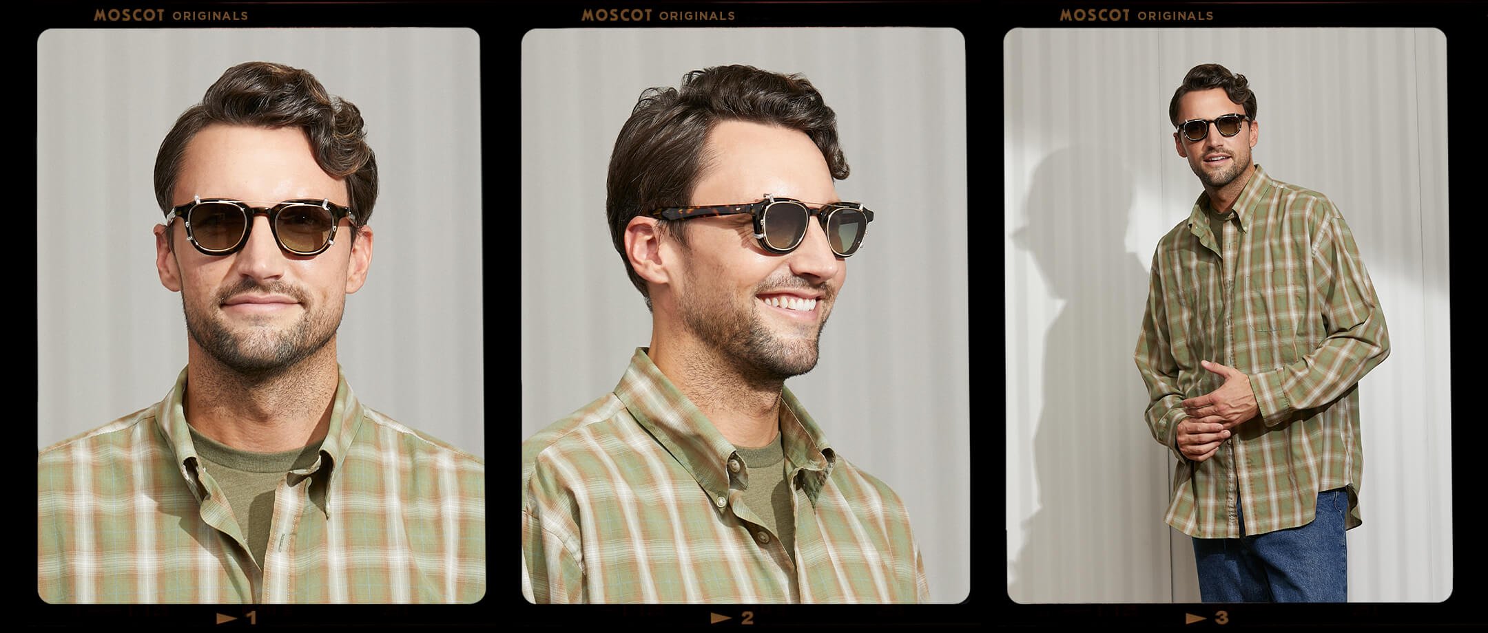 DAHVEN CLIP GOLD WITH CUSTOM MADE TINTS™ | MOSCOT