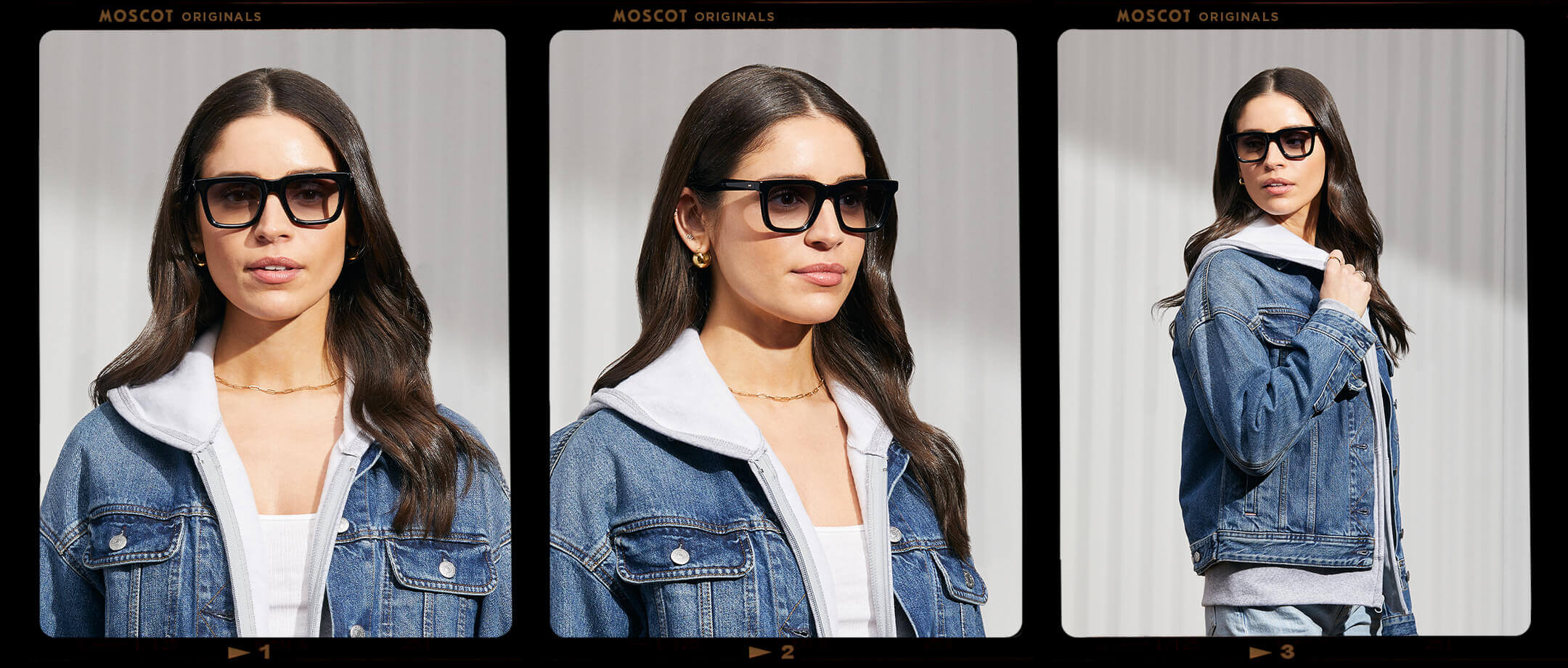 Model is wearing The RIZIK in Black in size 49 with American Grey Fade Tinted Lenses