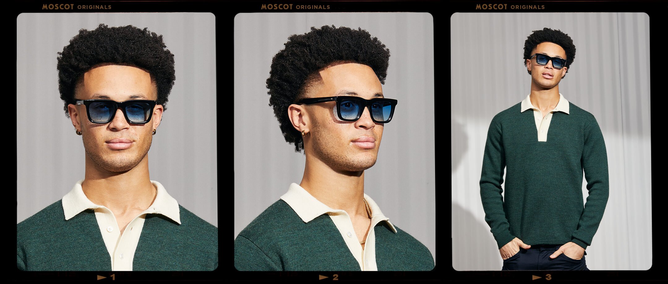 RIZIK BLACK WITH CUSTOM MADE TINTS™ – MOSCOT NYC SINCE 1915