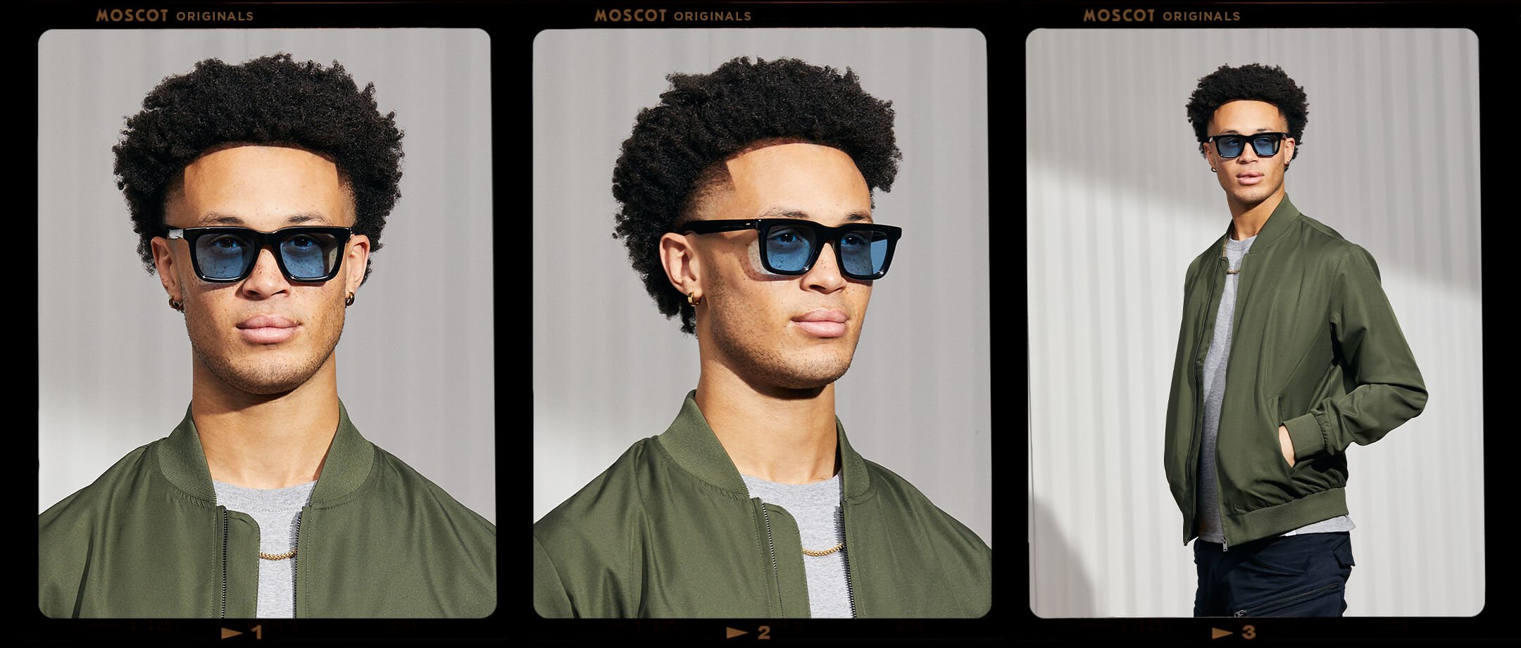 DIFFERENT IS OK Ribbed Cut-out シズニルック RIZIK BLACK WITH CUSTOM MADE TINTS™ – MOSCOT NYC SINCE 1915