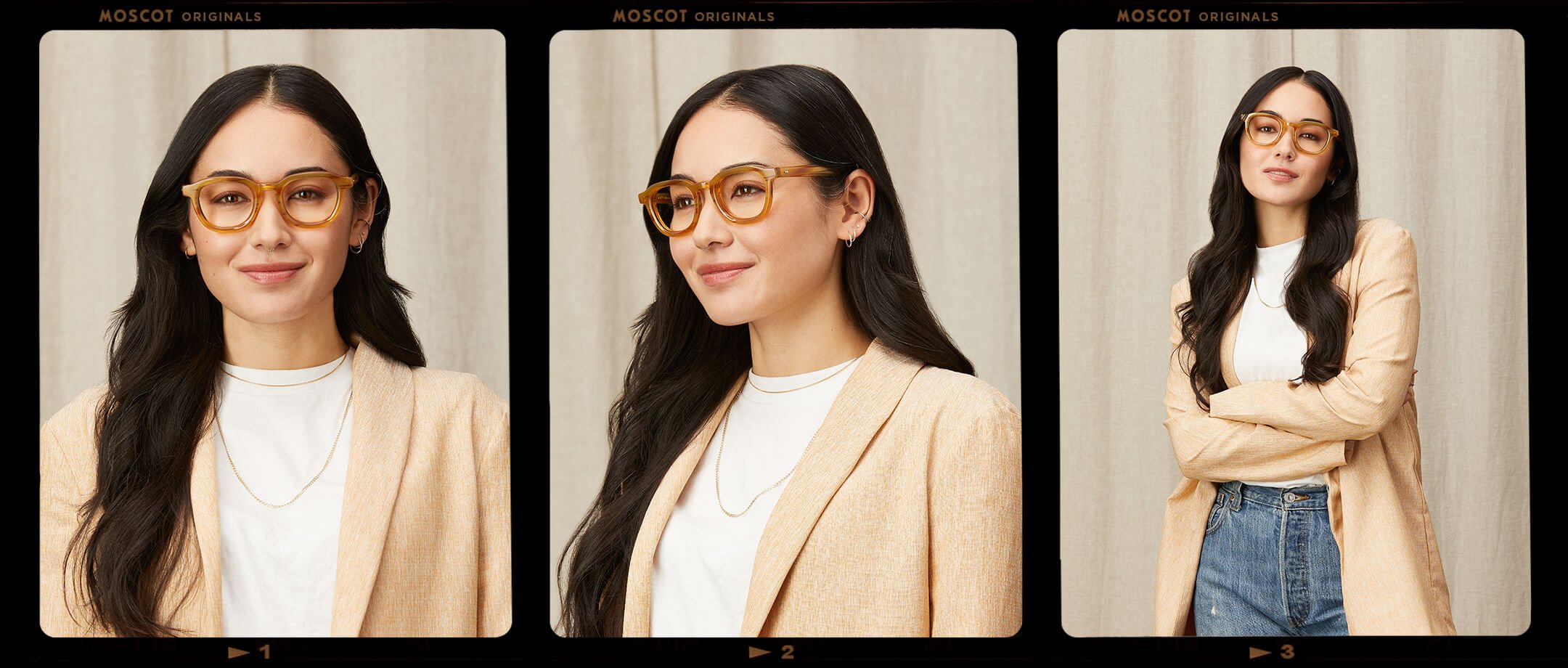 Model is wearing The DAHVEN in size 44 in Blonde