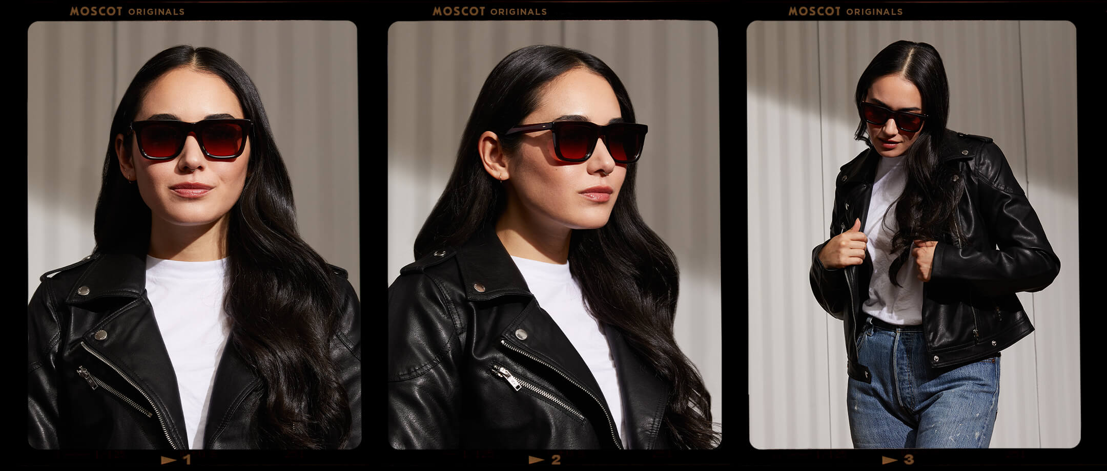 Model is wearing The RIZIK SUN in Burgundy in size 49 with Cabernet Tinted Lenses