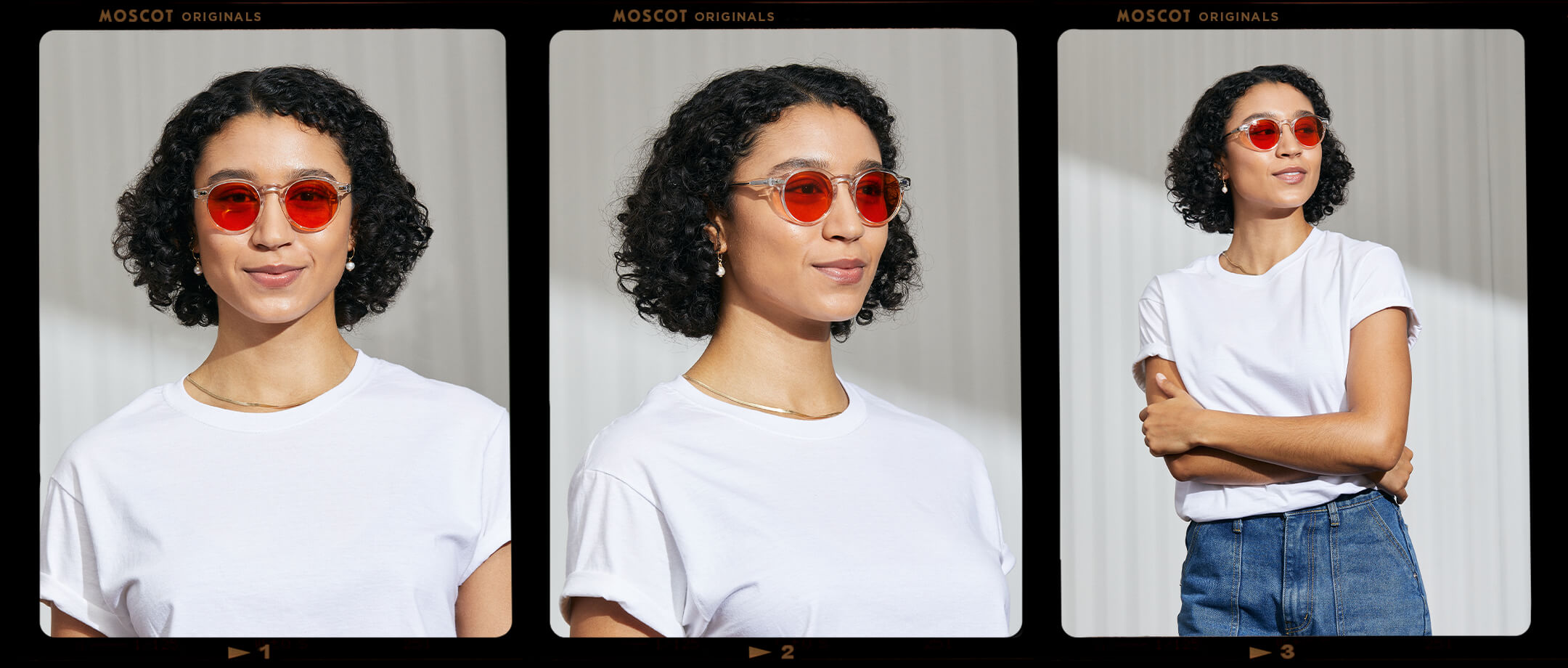 【極美品】正規品 モスコット ミルゼン 46 クリスタル 新品ライトグレーレンズ Moscot Miltzen Eyeglasses with Nose Pads -Light Grey