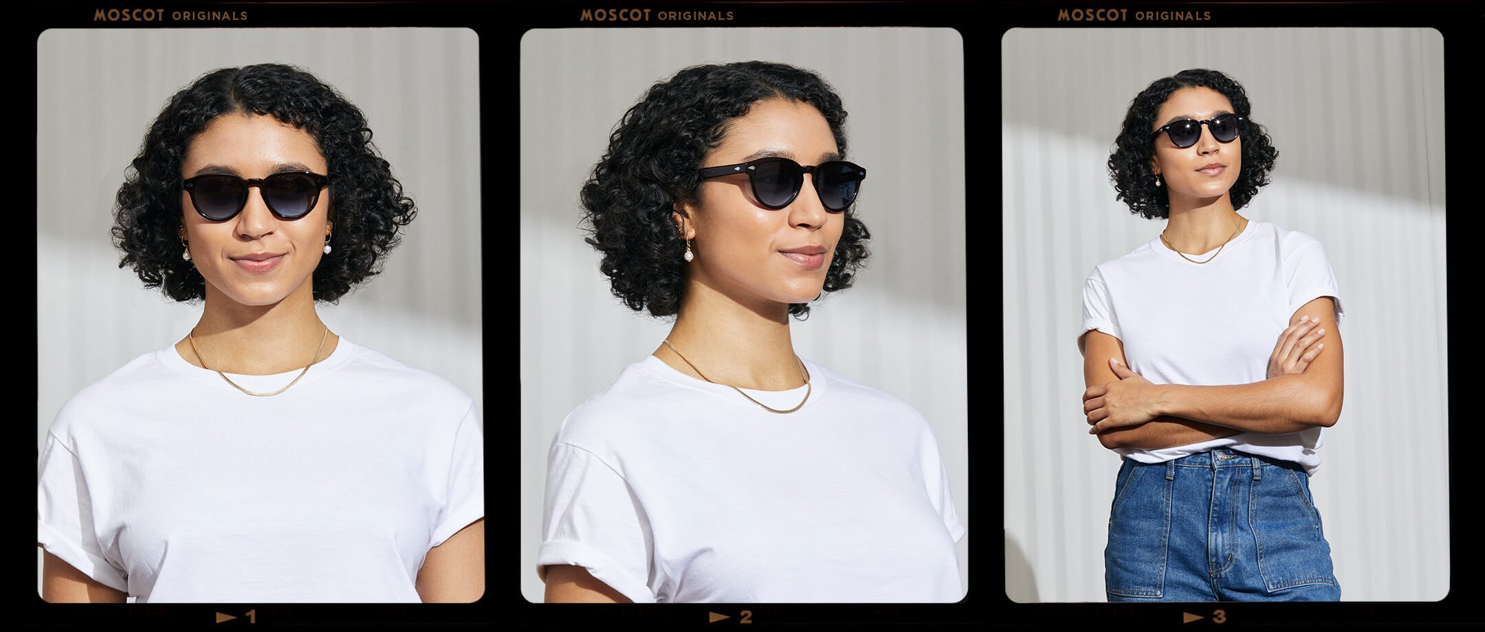 Model is wearing The MAYDELA SUN in Burgundy in size 49 with Denim Blue Tinted Lenses