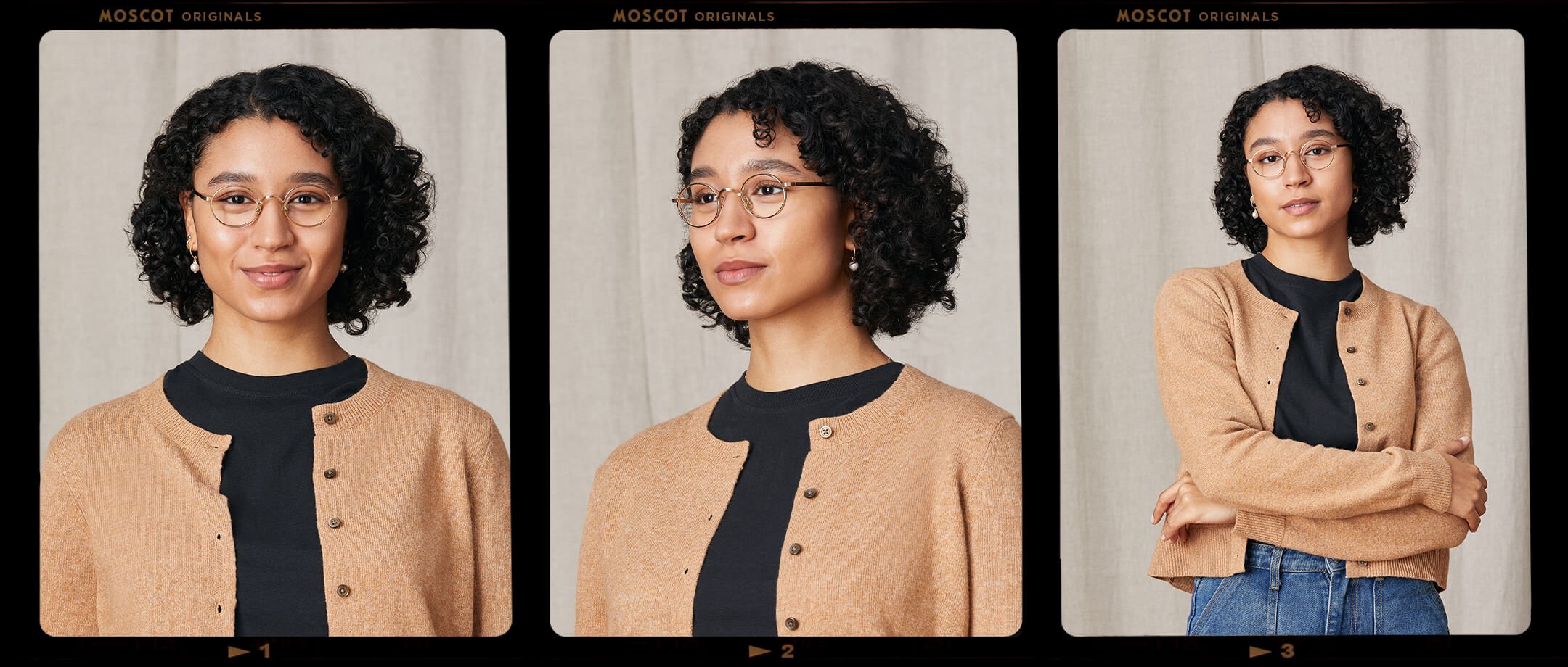 Model is wearing The MOYEL in size 44 in Gold