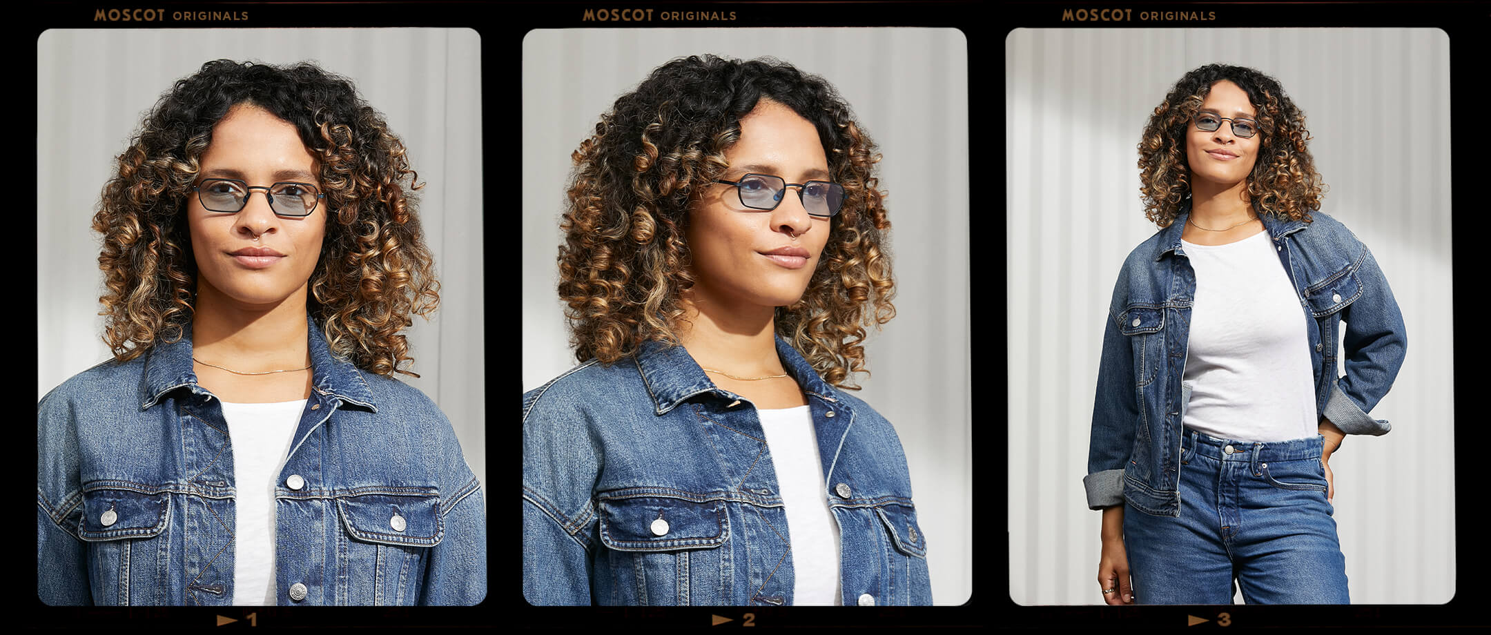 Model is wearing The SHMOOZ SUN in Navy in size 48 with Bel Air Blue Tinted Lenses
