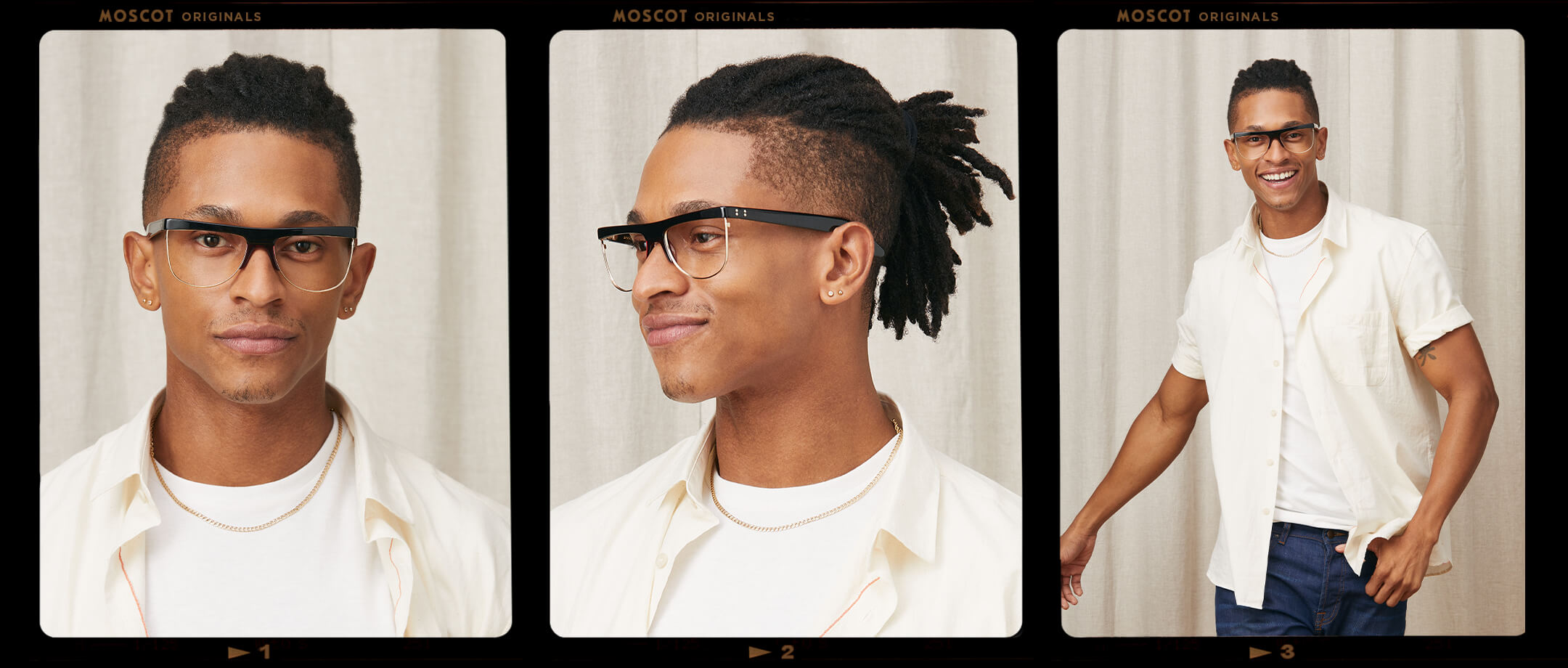 Model is wearing The SHONDA in size 58 in Black/Burgundy