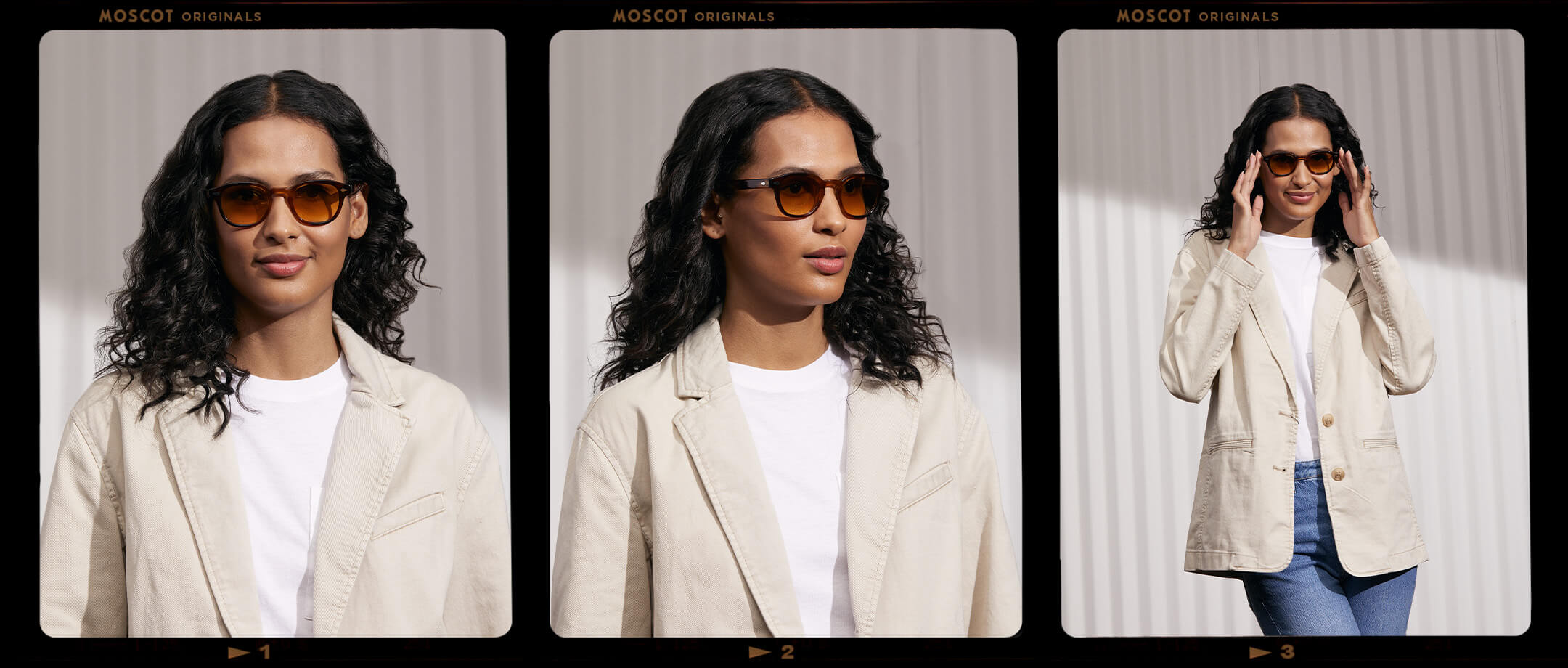 LEMTOSH MONOCHROME Tobacco | Tinted Glasses | MOSCOT