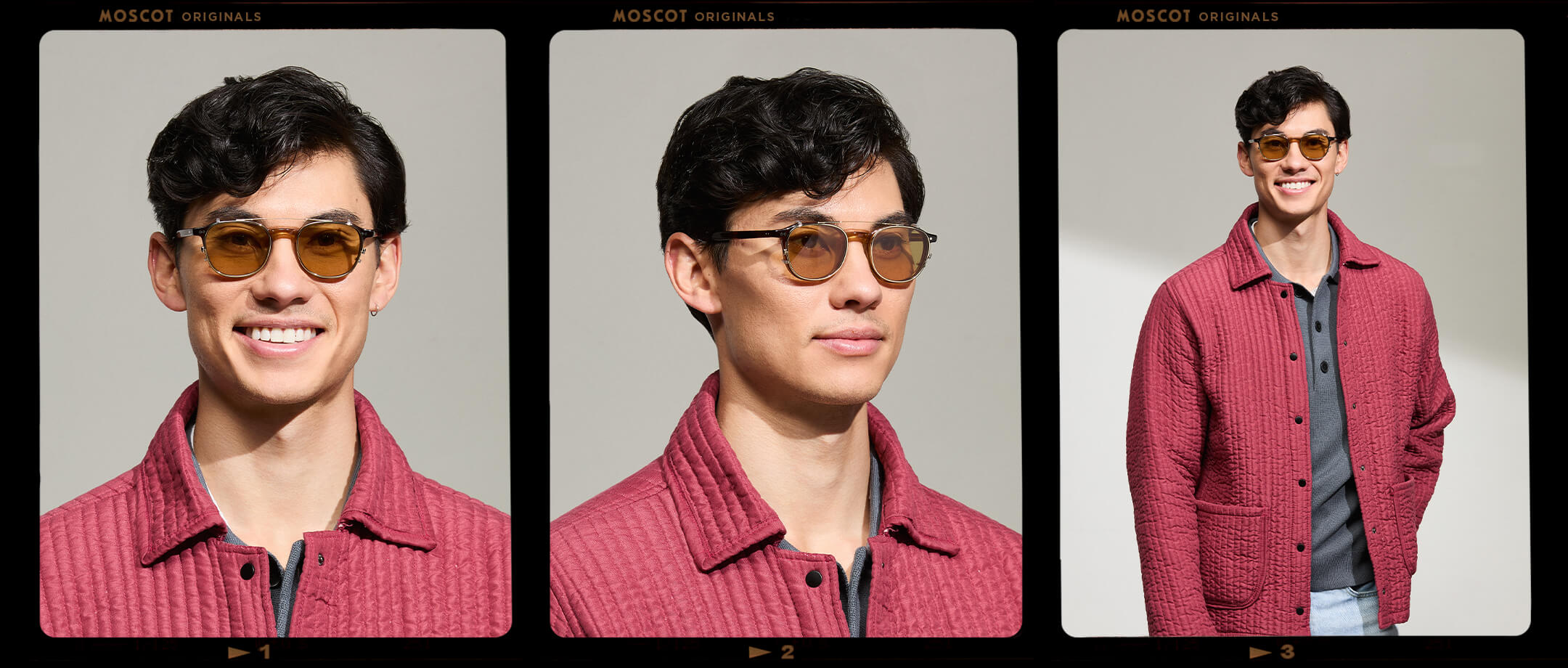 ARTHUR CLIP GOLD WITH CUSTOM MADE TINTS™ – MOSCOT NYC SINCE 1915