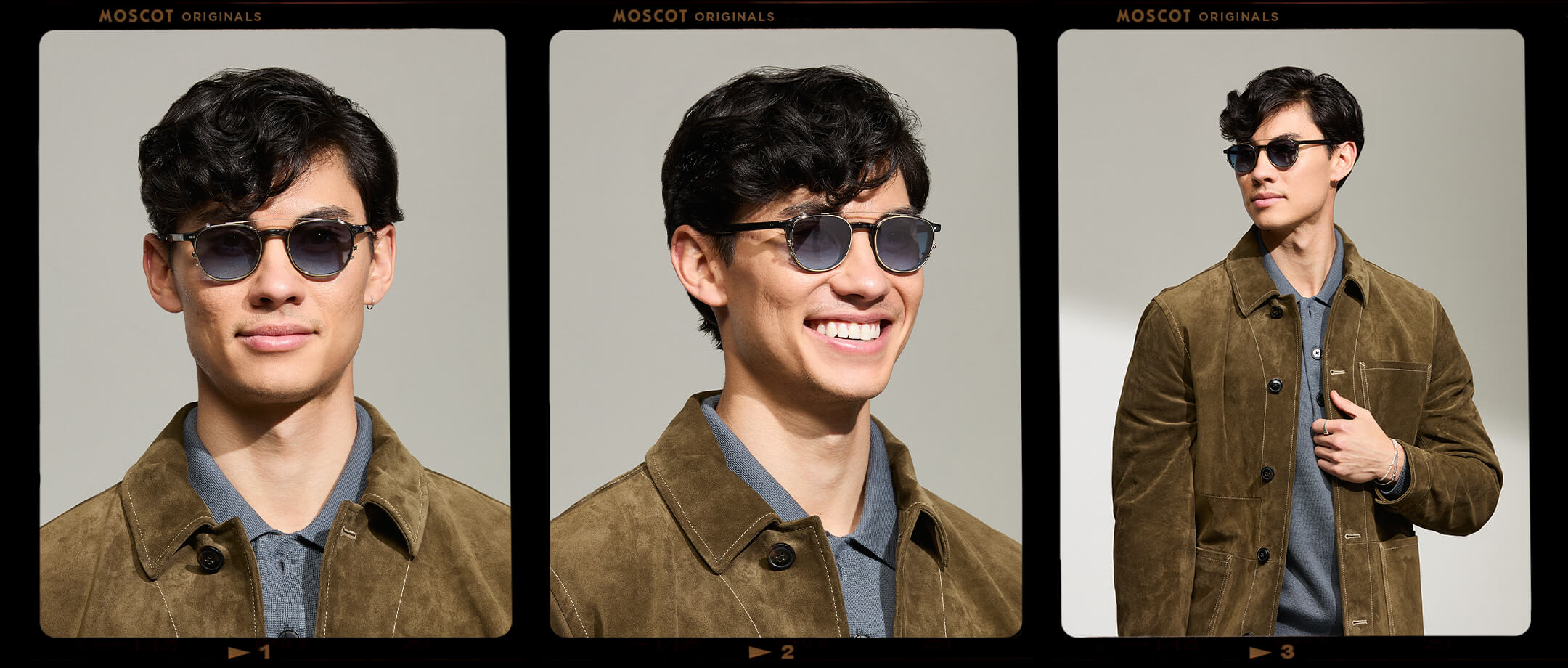 ARTHUR CLIP GOLD WITH CUSTOM MADE TINTS™ – MOSCOT NYC SINCE 1915