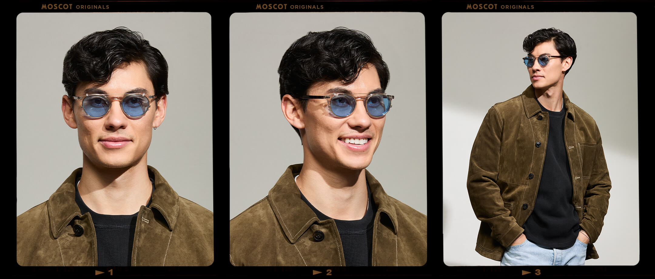 未使用級✨ モスコット スピリット フランキー 51 クリアフレーム サングラス FRANKIE CLIP GOLD WITH CUSTOM MADE TINTS™ – MOSCOT NYC SINCE 1915