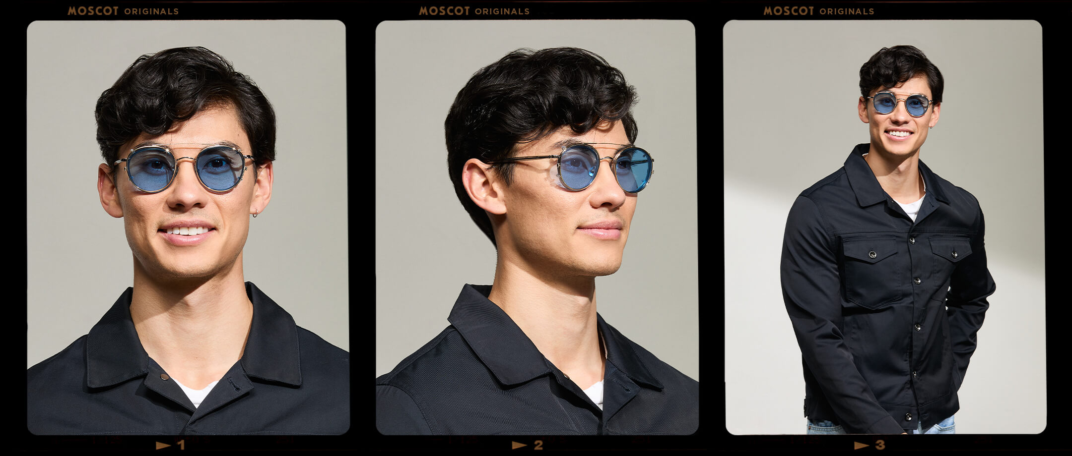 ZEV CLIP GOLD WITH CUSTOM MADE TINTS™ – MOSCOT NYC SINCE 1915