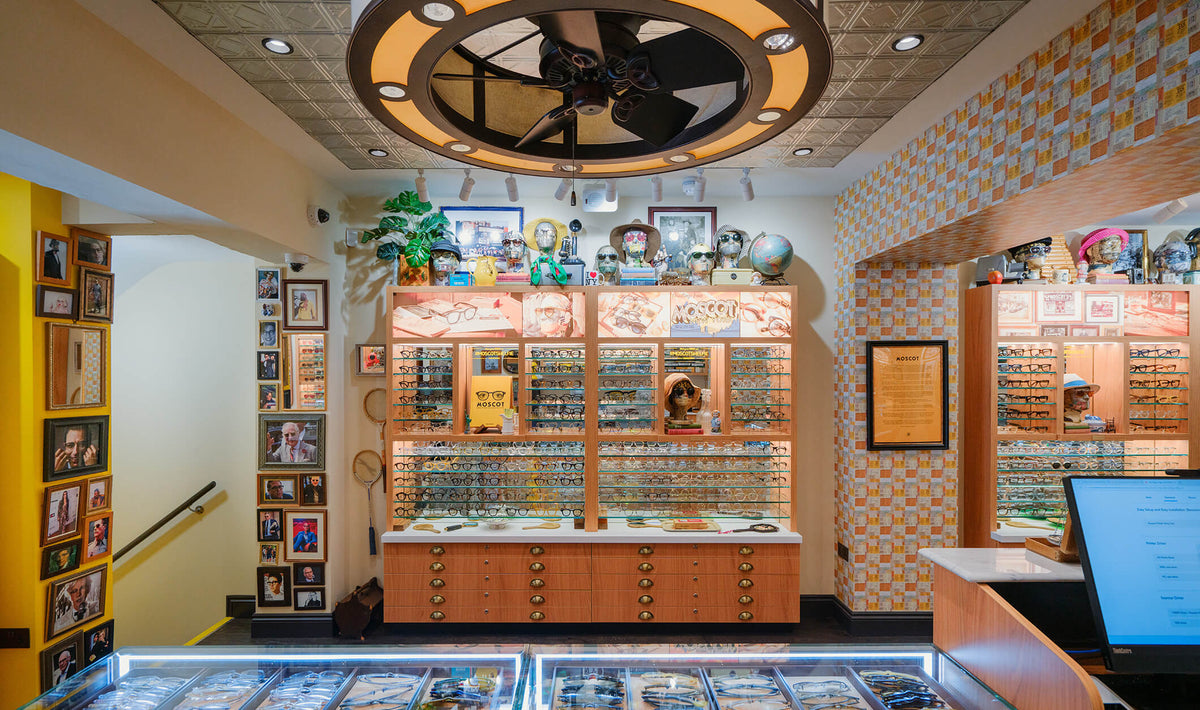 The MOSCOT Beak Street Shop interior 2