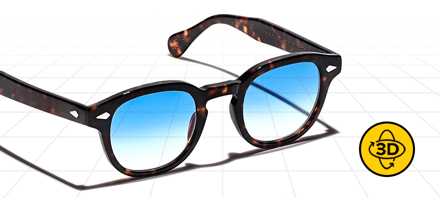 Try on styles like LEMTOSH in Tortoise with Custom Made Tints with Virtual Try-On