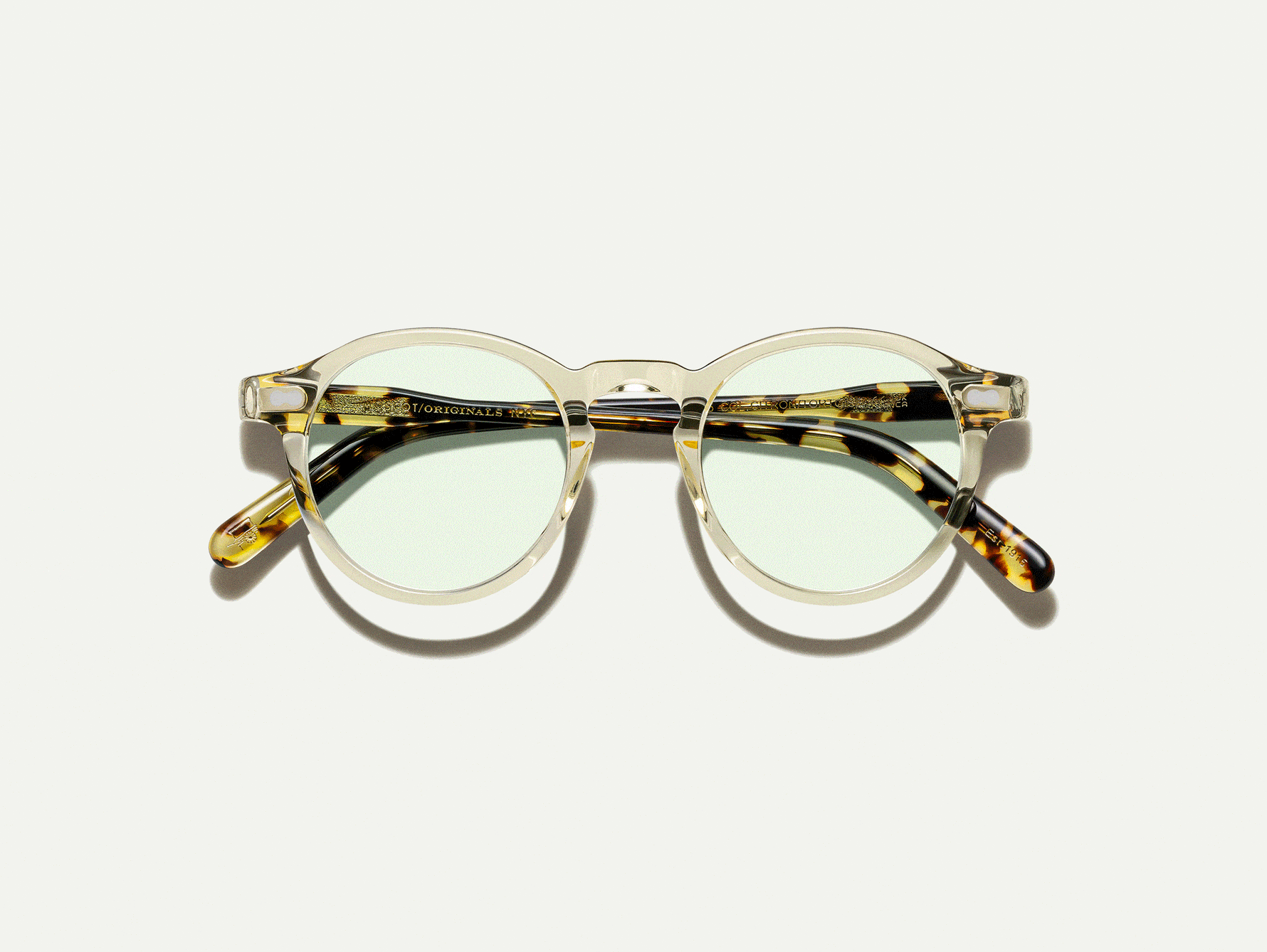 #color_citron/tortoise | The MILTZEN in Citron/Tortoise with GREEN+ Lenses