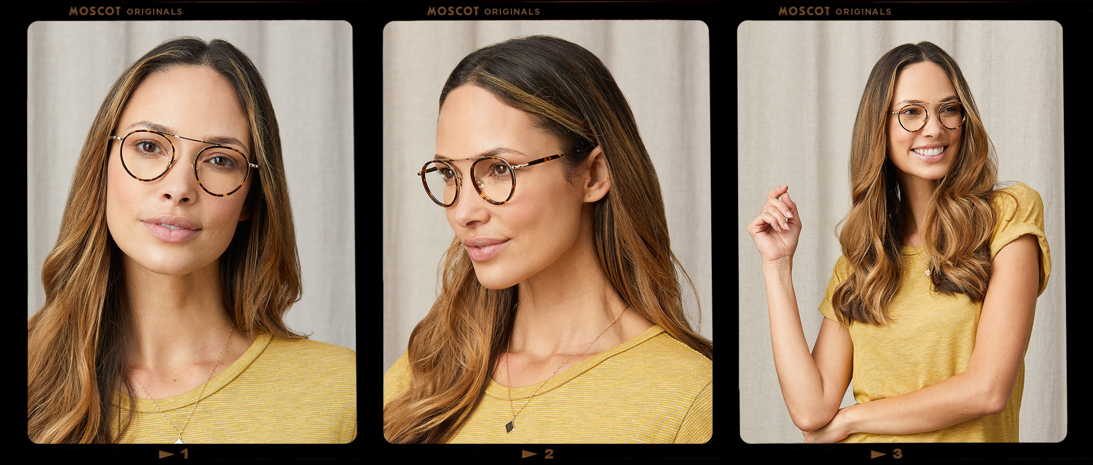 Model is wearing The PUPIK in size 47 in Citron/Tortoise