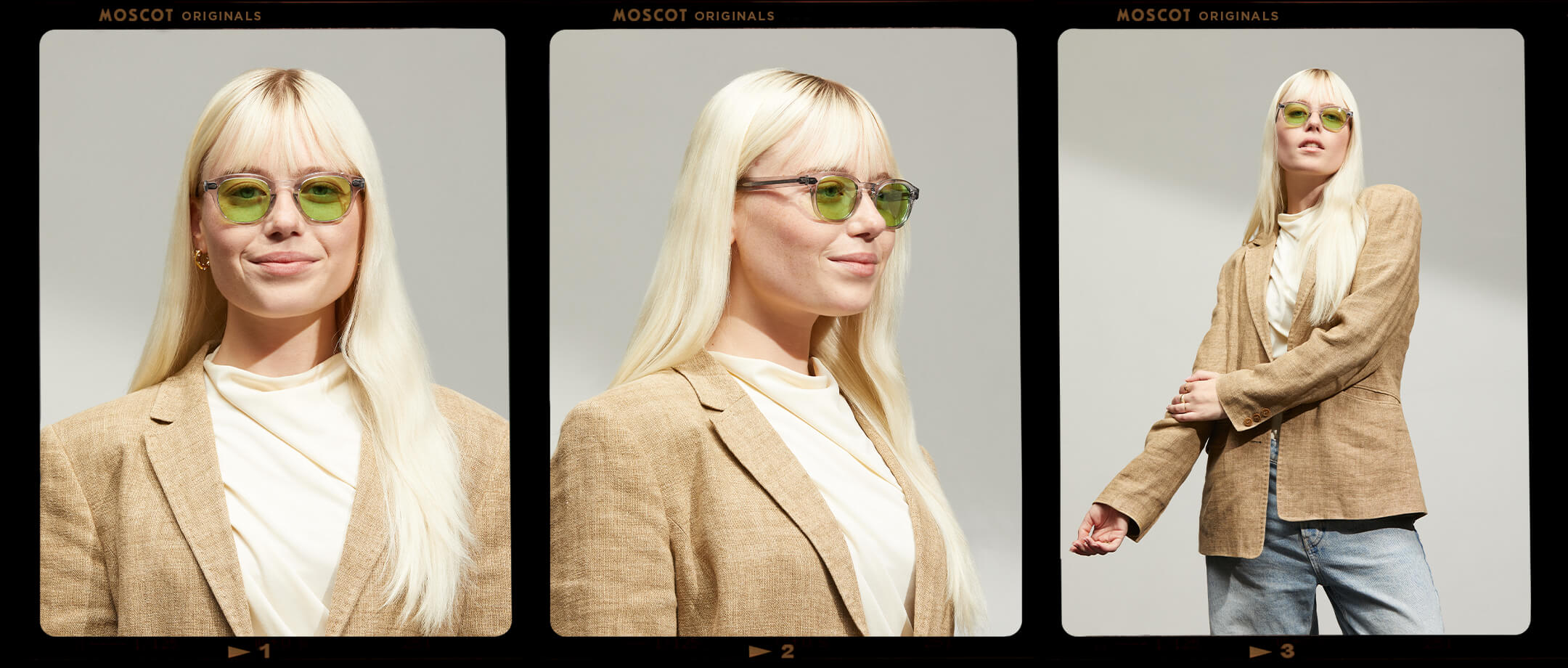 LEMTOSH in Light Grey | 色付き Glasses – MOSCOT NYC SINCE 1915