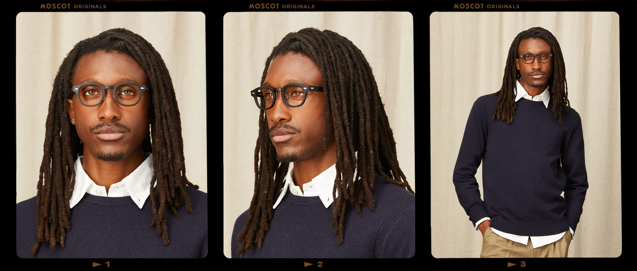 【こかこら】MOSCOT LEMTOSH ４本セット MOSCOT Model:LEMTOSH,CLIPTOSH Size:46 Color: BLACK,GOLD/AMBER