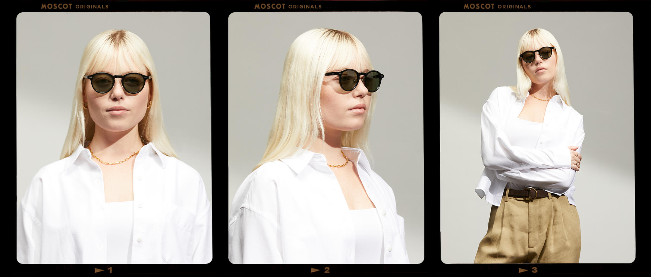 MILTZEN SUN w/ Metal Nose Pads | Round Sunglasses | MOSCOT