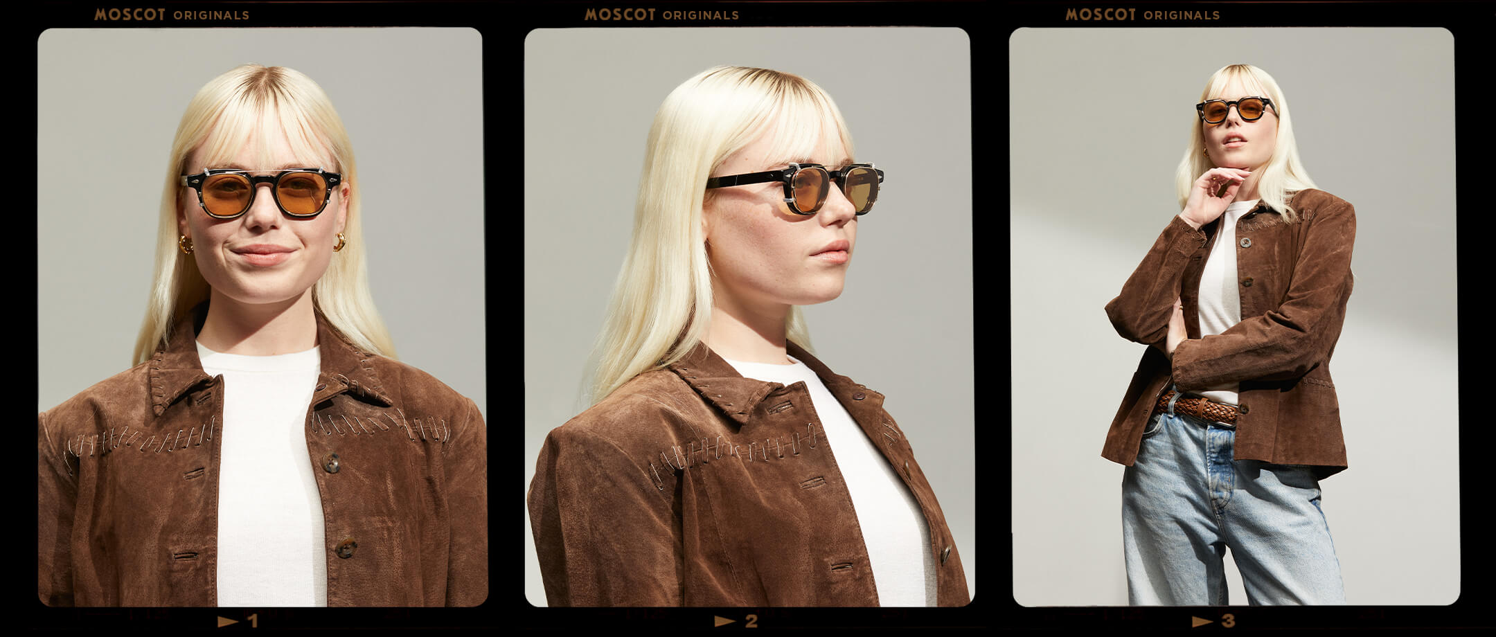 DOLT CLIP GOLD WITH CUSTOM MADE TINTS™ – MOSCOT NYC SINCE 1915